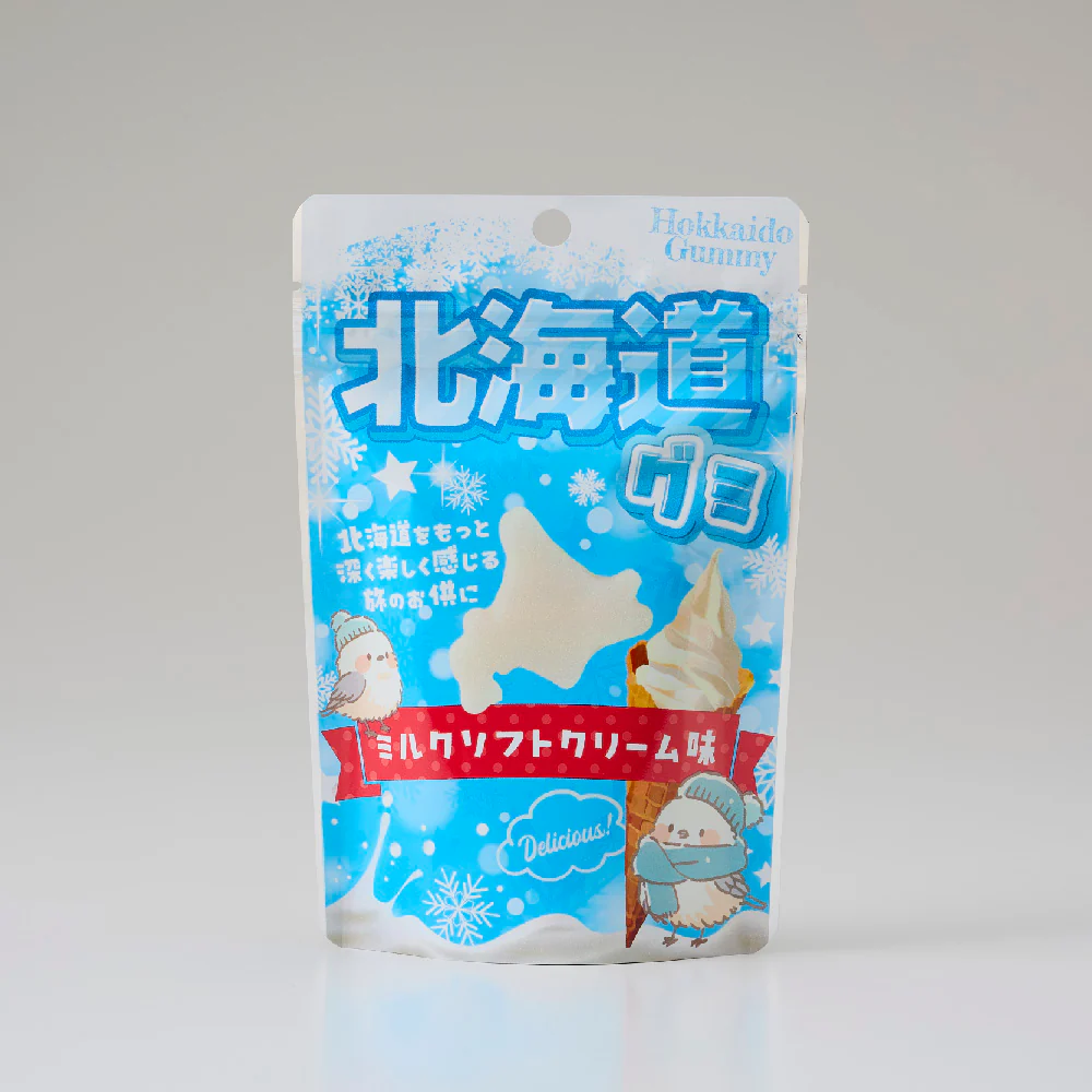 北海道グミ ミルクソフトクリーム味