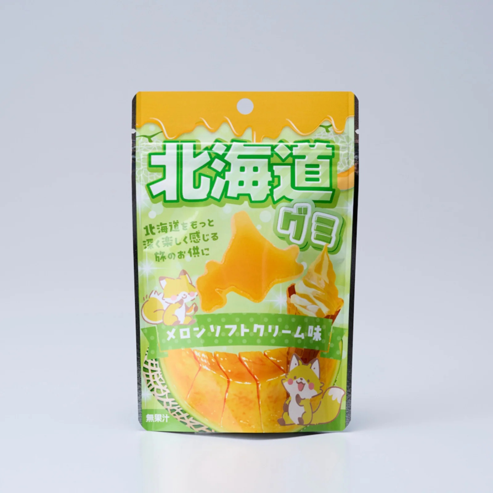 北海道グミ メロンソフトクリーム味