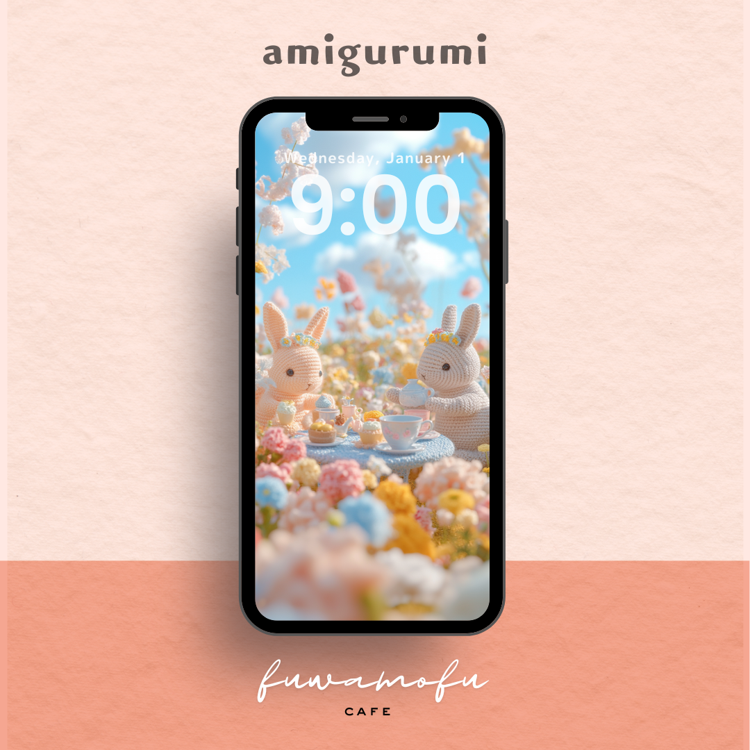 amigurumi fuwamofu cafe - Spring
